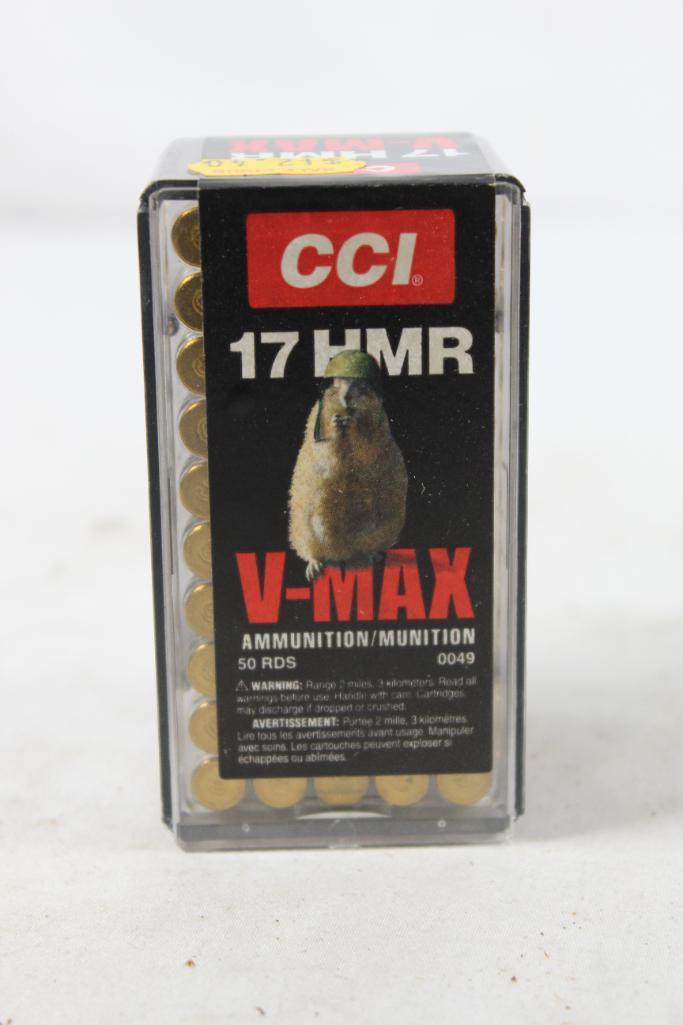 One box of CCI 17 HMR V-Max. Count 50.