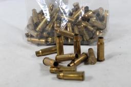 Bag of fired 256 Mag brass. Count 95.