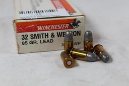 Partial box of Winchester 32 S&W. Count 49.
