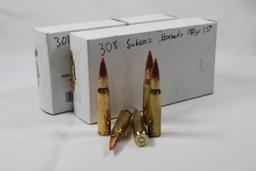 Two boxes of Hornady subsonic 308, 180 gr SST. Count 40.