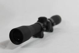 Leupold 2.5x 22 duplex pistol scope with rings. Used, but in excellent condition.