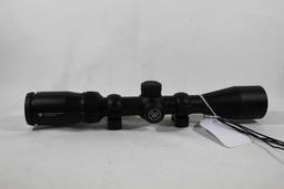 Vortex Crossfire 3-9x40 duplex rifle scope with BDC, scope covers and rail mount rings. Like new.