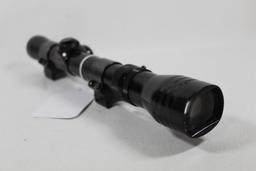 Redfield 1.75x5 duplex rifle scope with rail mount rings. Used, in good condition.