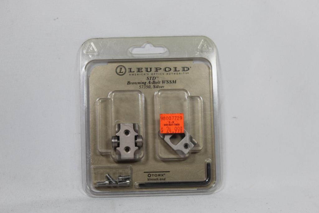 Leupold Silver scope bases for Browning A-bolt WSSM. In package.