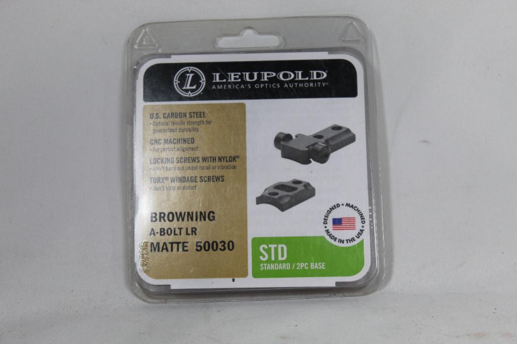 Leupold matte scope bases for Browning A-Bolt LR. In package.