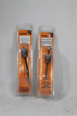 Two Lyman carbide expander/decap rod. In packages. For 30 cal and 338 Lapua/338.