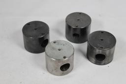 Four powder rotors for powder dumps. No metering assembly.