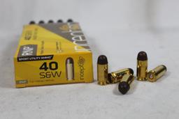 One box of RNP 40 S&W 97 gr coated RN. New, Count 50.