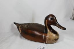 Wood duck decoy of a Pintail drake, by Tom Taber.