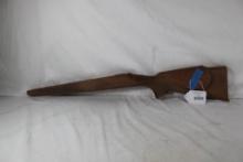 One wood rifle stock. Looks to be for Remington ADL SA. Used.