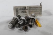 Lee 3 die carbide set for 38 Super with shell holder. Used, in good condition.