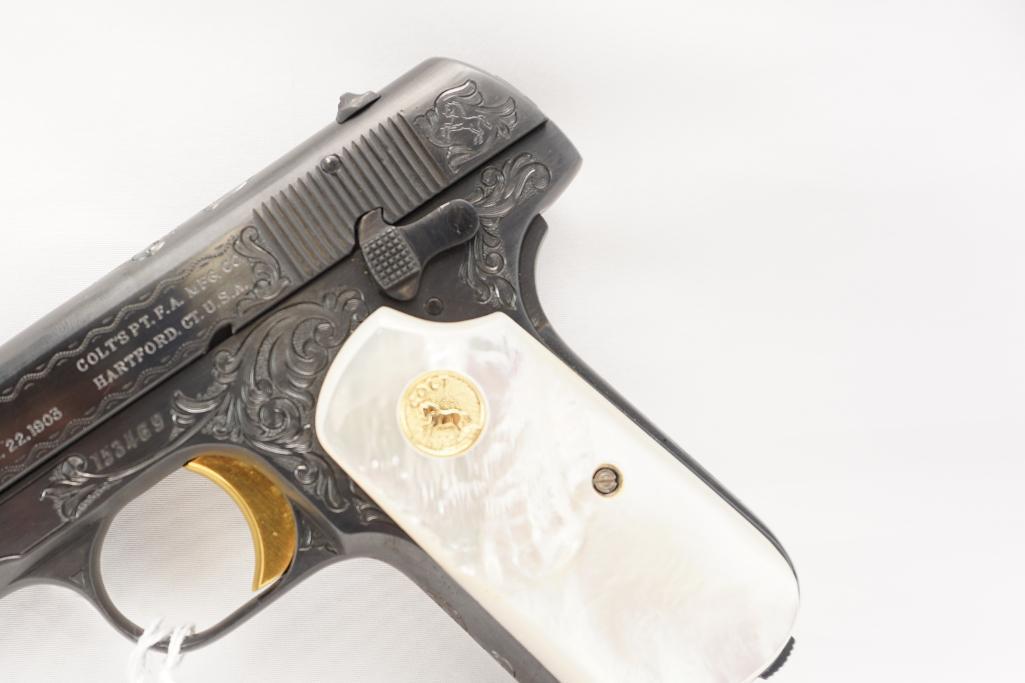 Colt Model 1903 hammerless pocket automatic pistol