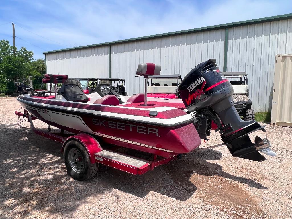 Skeeter 2001 Model with 150hp Yamaha 2001 Model. Nice boat owner had new batteries & impeller done