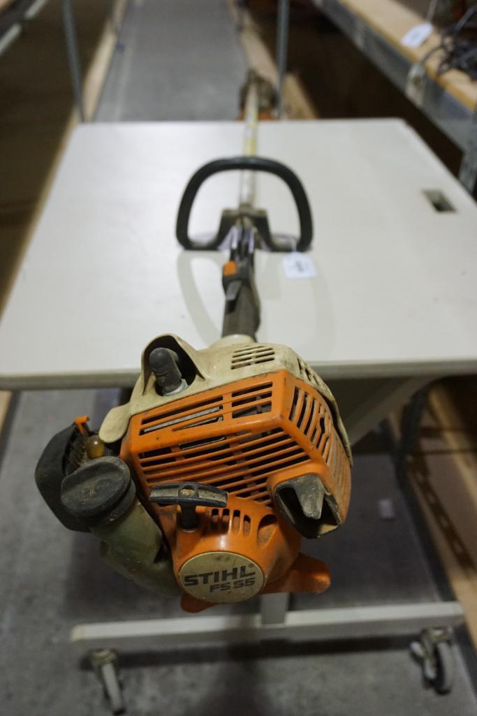 One Stihl FS 55 lawn gas trimmer. Used.