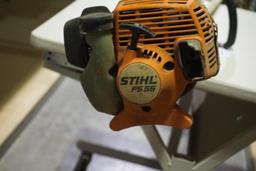 One Stihl FS 55 lawn gas trimmer. Used.