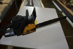 One Poulan Pro 50cc chainsaw with 20" bar. Used. Consignor says was running but have been sitting