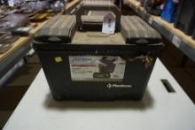 One Flambeau 17" dry box with tray. Used.