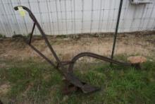 One double blade antique horse drawn plow.