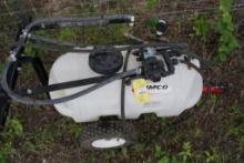 One Fimco pull behind sprayer. Runs per consigner.