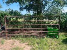 Six, 10 ft long Priefert fence panels. Sell as one money.