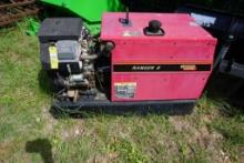 Lincoln Electric Ranger 8 welder/ generator. Starts with a jump unknown welding capabilities