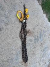 Heavy duty lifting chain.