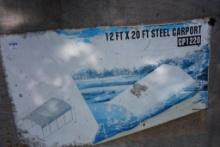 12ft X 20 ft steel carport new in box