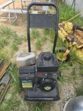 One gas power washer, no hoses. Used.