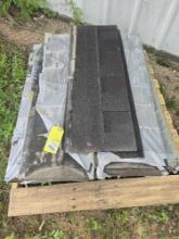 Six bundles of Tamko Heritage dark prestige roof shingles. Wrapped.
