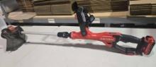Craftsman 20 volt battery edge trimmer. With one battery and charger. Used, in good condition.
