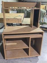Computer desk with rollers, 35X20"