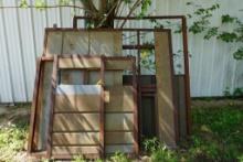 Steel sliding gates