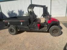 Mahindra XTV 1000 2017 mode with only 772 hrs. Comes with a new set of tires. NO TITLE