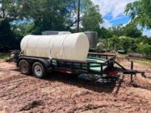 Flatbed 16' flatbed setup as water hauler. 1000 gal tank with pump. Aluminum floor. Solid setup tank