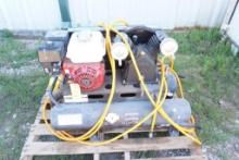 Heavy Duty Power Systems gasoline air compressor with Honda XD 160 motor, works
