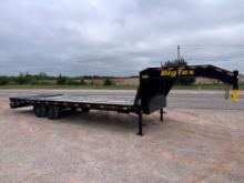 Big Tex 20'+5' 25' total. 7k axles. Mega Ramps. 2024 Model in as new condition. Will need to do