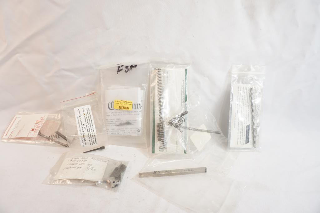 Bag of gun parts including recoil springs for (2) Hi point .22 and Smith & Wesson 52 .38 special,