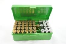 Plastic ammo box containing 44 Magnum 240gr FHWC, 44 rounds