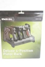 Stack -On deluxe 4 position pistol rack new in box