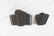 One Glock ambidextrous holster and one X-treme Duty RH holster