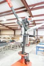 MEC Sizemaster model 82, 20 gauge reloading press complete with stand, instruction manuals and