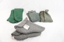 Two rifle socks and five pistol socks