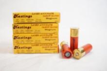 Four boxes of Hastings laser Magnum 12 gauge Sabot Slugs