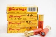 Four boxes of Hastings laser Magnum 12 gauge Sabot Slugs