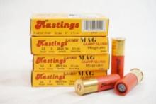 Four boxes of Hastings laser Magnum 12 gauge Sabot Slugs