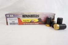 One box of Aquila Mini Shells 12 gauge slugs, 20 count