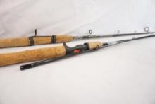 Two fishing rods, one Abu Garcia Abumatic and one Quantum Competition, local pickup no shipping