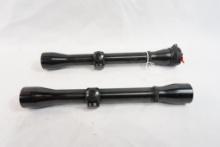 Two Weaver K4 60-B scopes