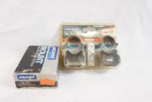 Two sets of Weaver see-thru mounts 1" , one for Ruger 10/22 and one with tip off rings