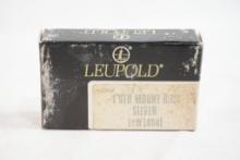 Leupold 1" standard mount rings, silver new in box
